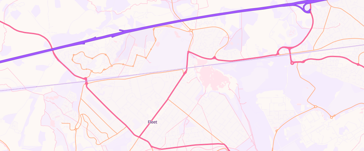 Map showing the location of Shell Co-Op Fleet