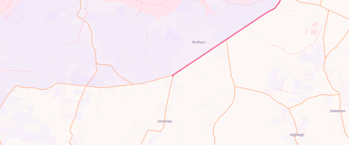 Map showing the location of Shell Little Waitrose Birdham