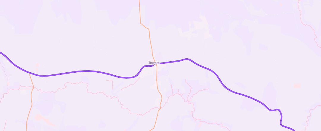 Map showing Rogate Services Limited, Petersfield