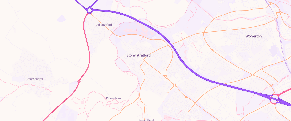 Map showing the location of Mfg Millfield