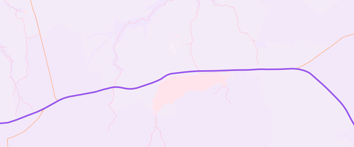 Map showing the location of Scaling Dam Filling Station