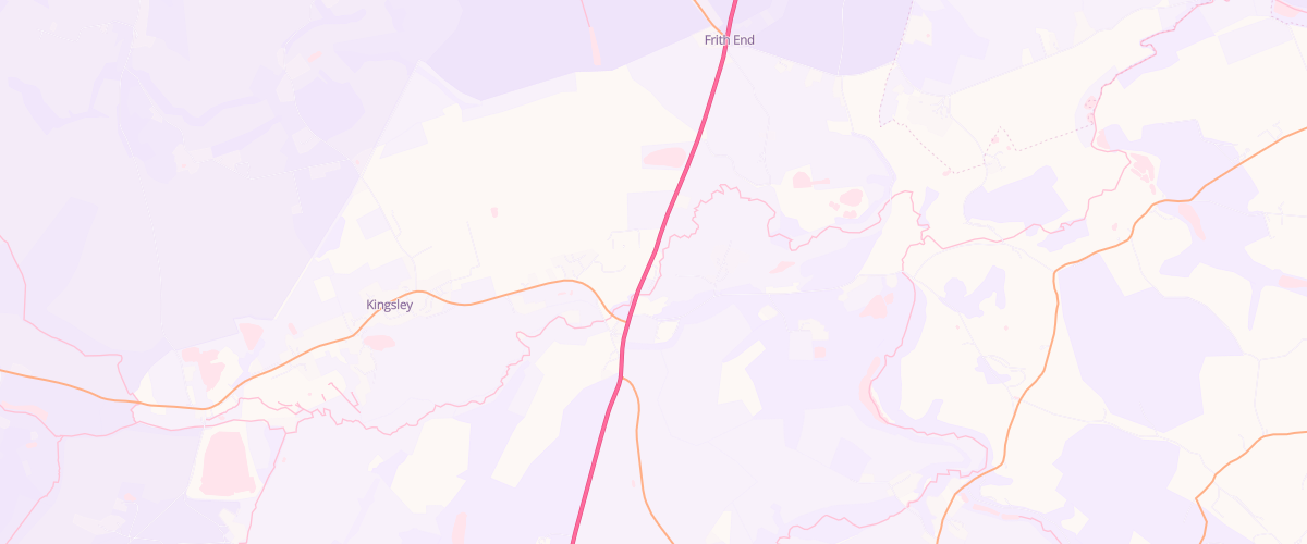 Map showing the location of Mfg Sleaford