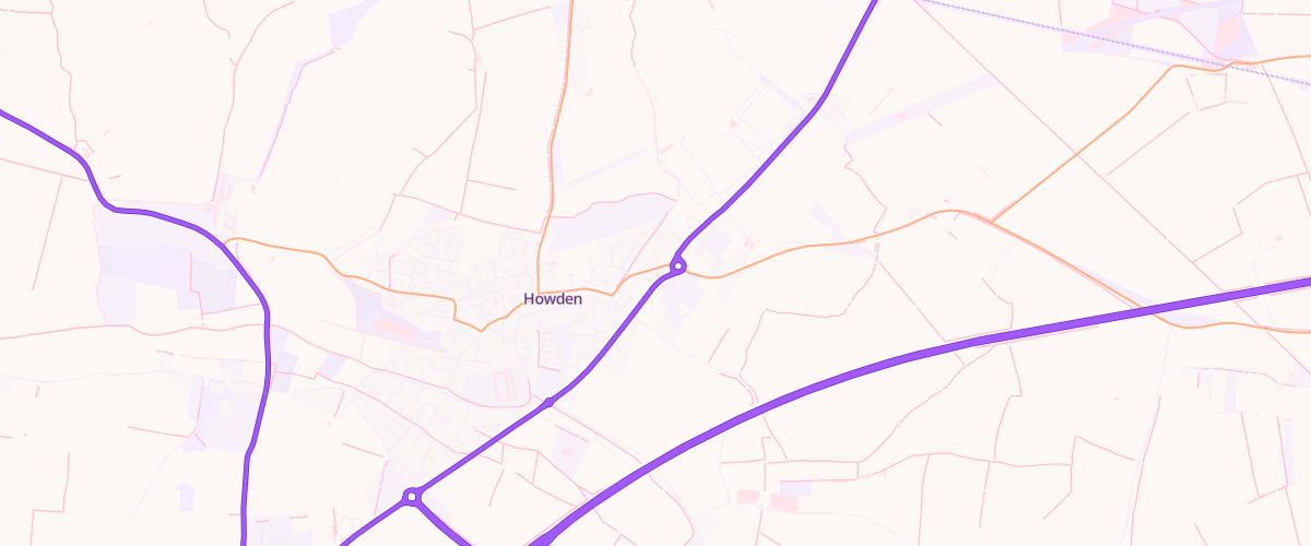 Map showing the location of Longs Corner Service Station