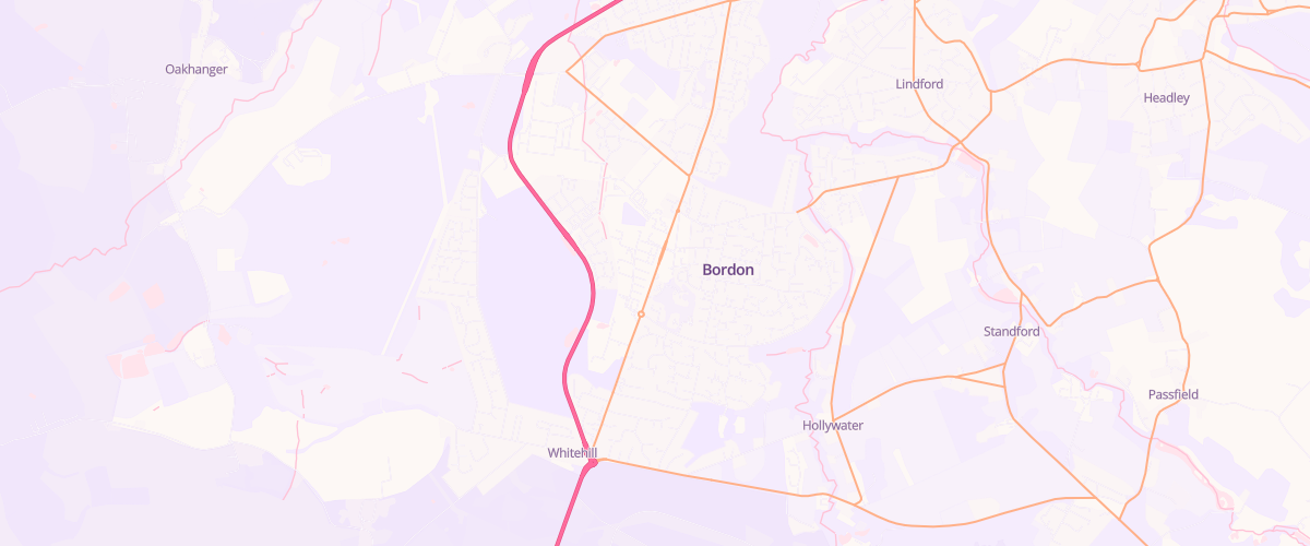 Map showing the location of Mfg Bordon