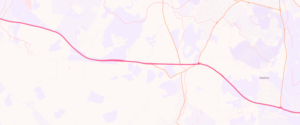 Map showing the location of Crondall Sf Connect