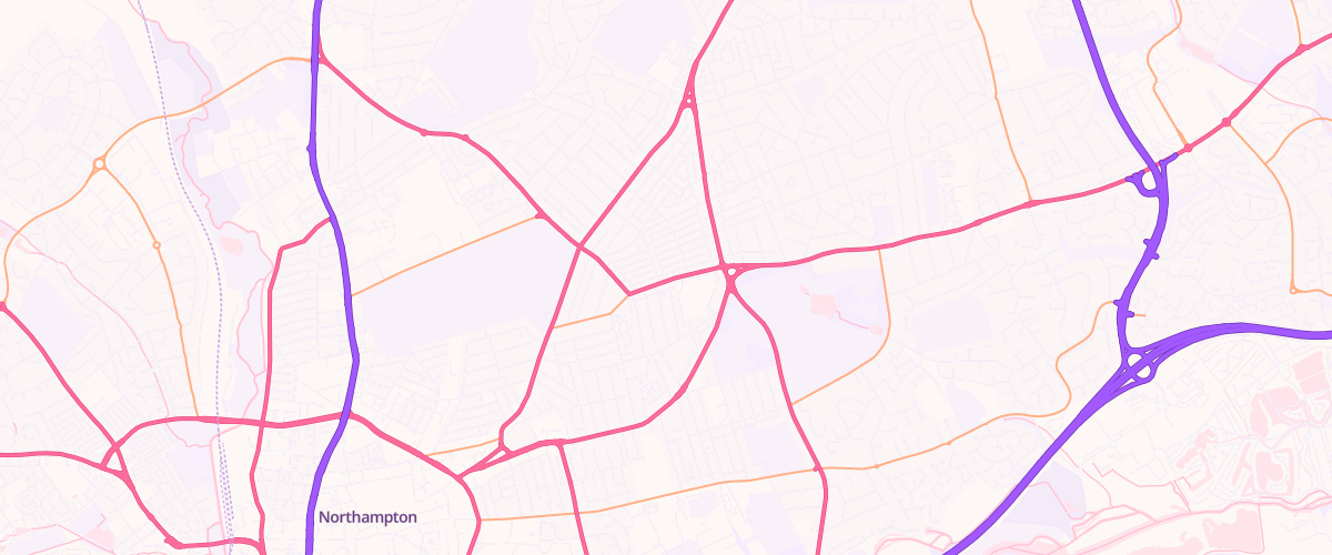 Map showing the location of Abington Avenue Sf Connect