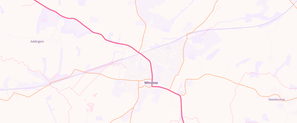 Map showing the location of Petrocell Winslow