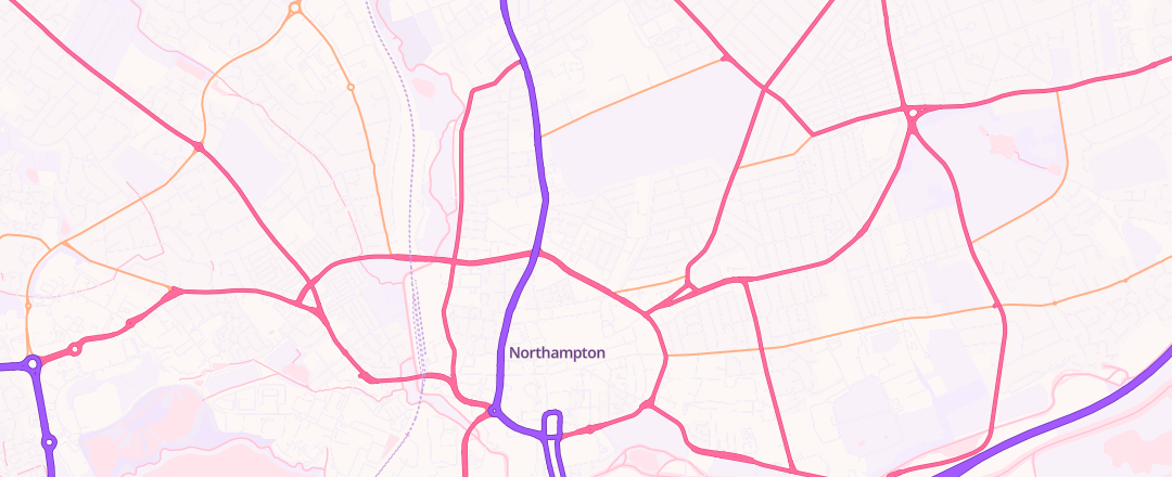 Map showing D & S Autos Northampton, Northampton