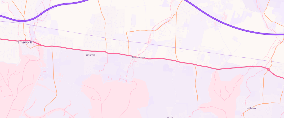 Map showing the location of Rontec Nutbourne