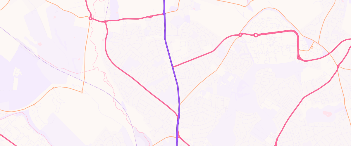 Map showing the location of Harborough Sf Connect