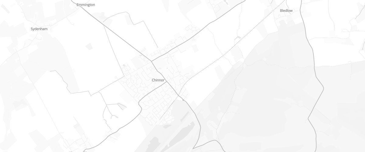 Map showing the location of Our Coop Chinnor