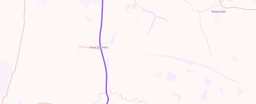 Map showing J D Excavations Limited, Leicestershire
