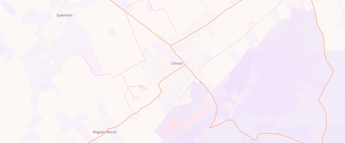 Map showing the location of Our Coop Chinnor