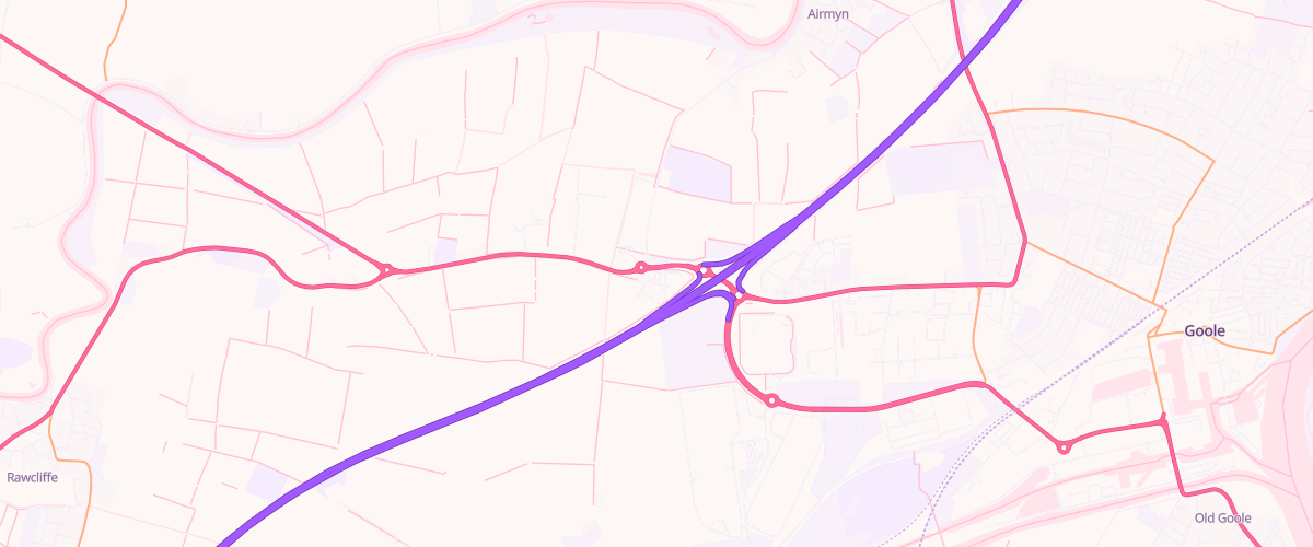Map showing the location of Jrs Services Goole