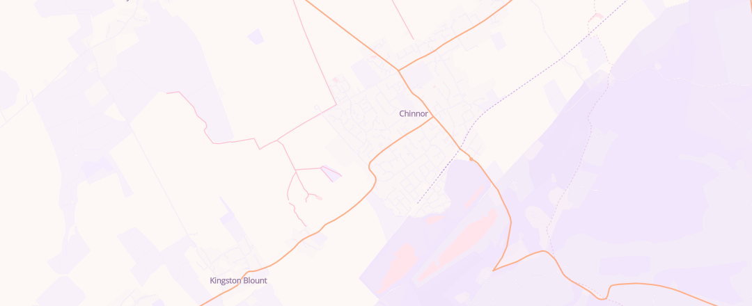 Map showing Motec, Chinnor