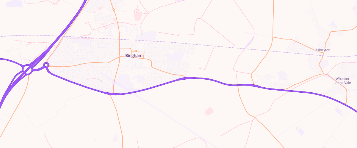 Map showing the location of Mfg Kings Garage