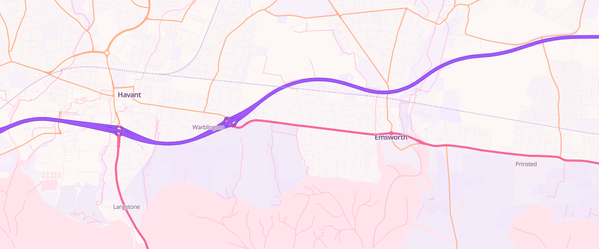 Map showing the location of Mfg Havant