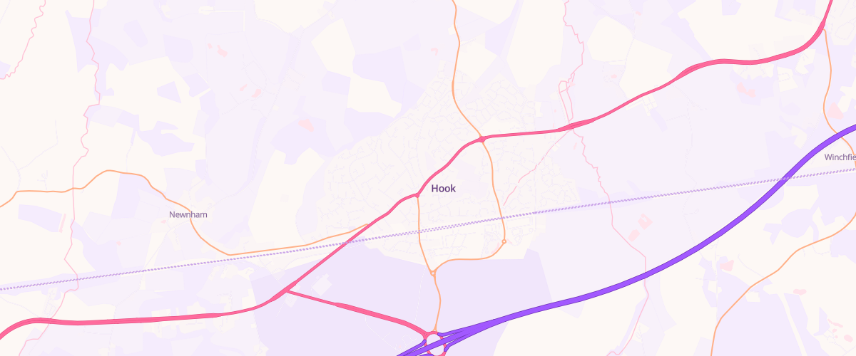 Map showing the location of Shell Little Waitrose Hook