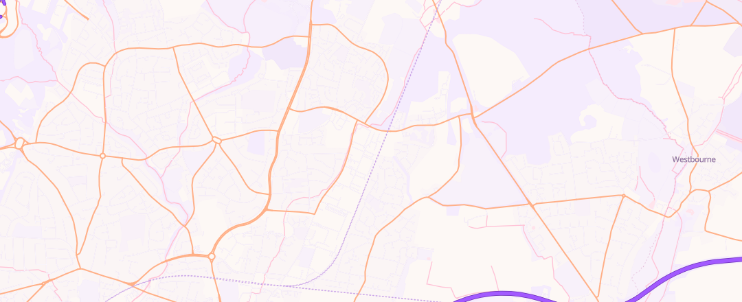 Map showing Hi-Tech Property Services, Havant