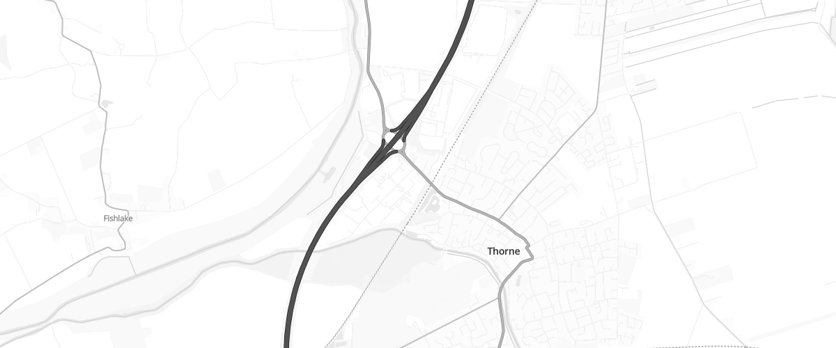 Map showing the location of Smalleys Garage