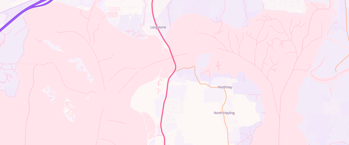 Map showing the location of Eg Hayling Island Pfs