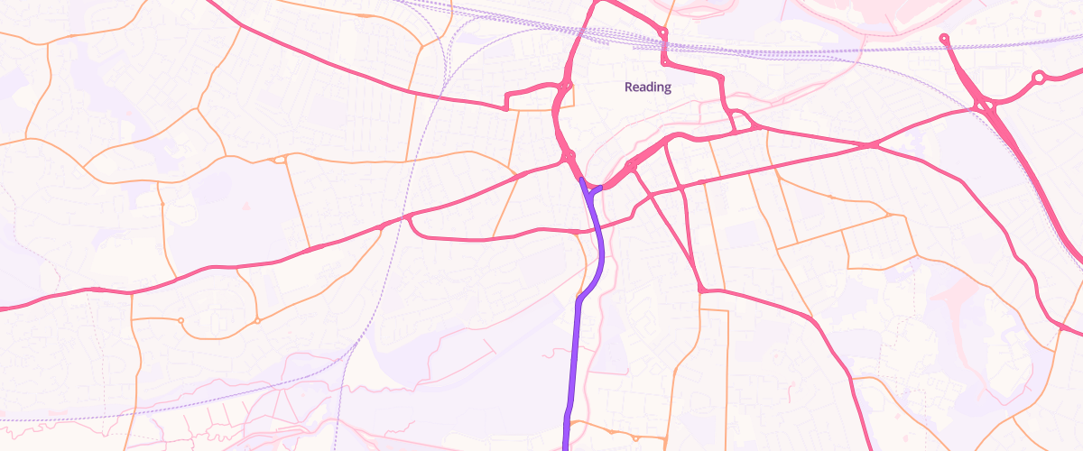 Map showing the location of Asda Berkeley Express Petrol