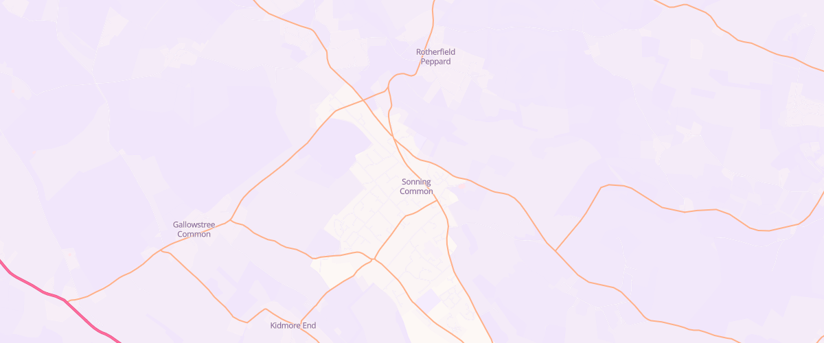 Map showing the location of Sonning Common Garage Ltd