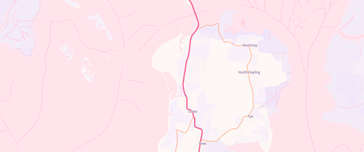Map showing the location of Asda Hayling Island Express