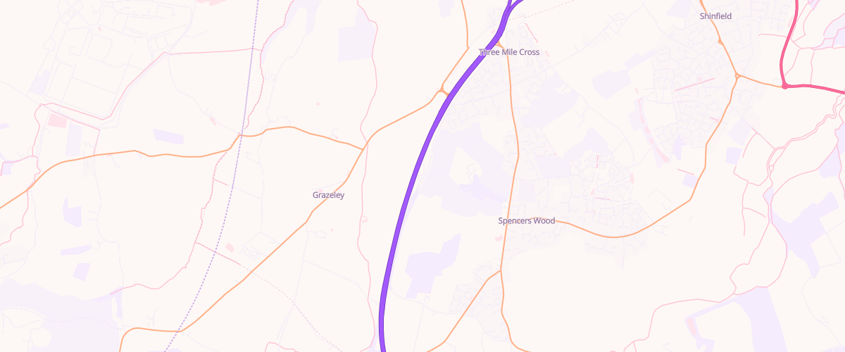 Map showing the location of Mfg Swallowfield