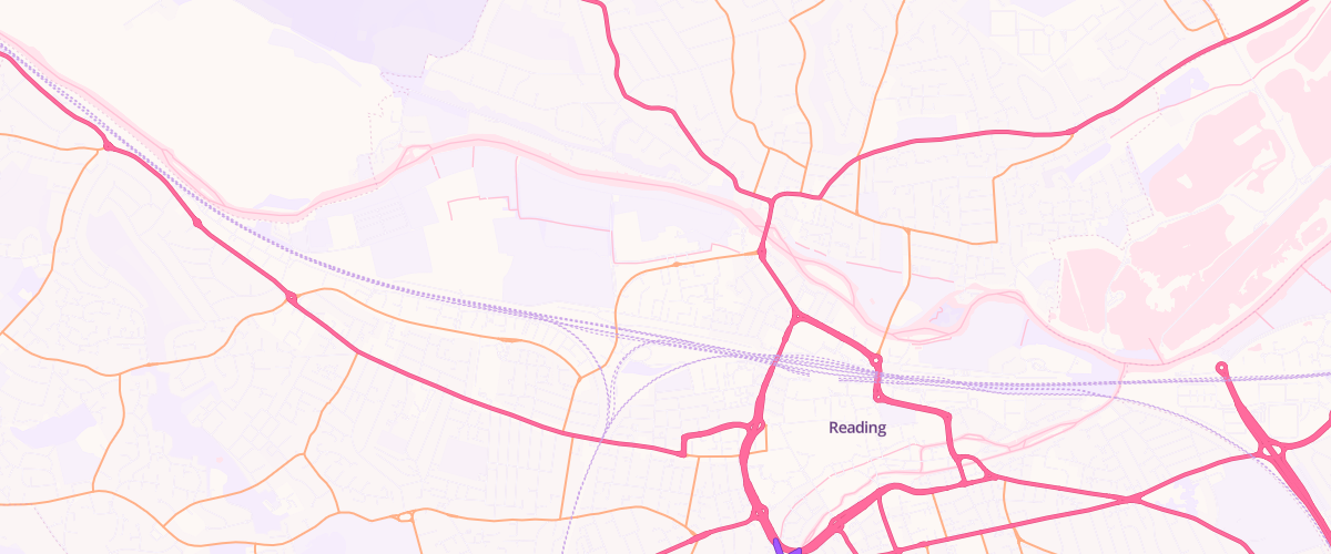 Map showing the location of Rontec Reading