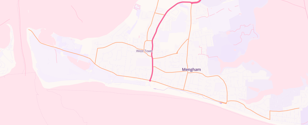 Map showing Beach Road Garage Ltd, Hayling Island