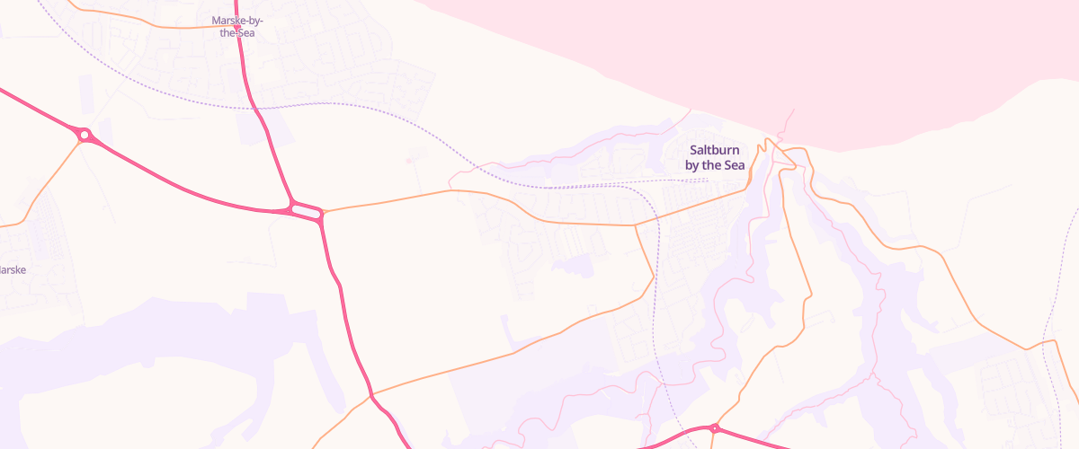 Map showing the location of Tgc Marske Road