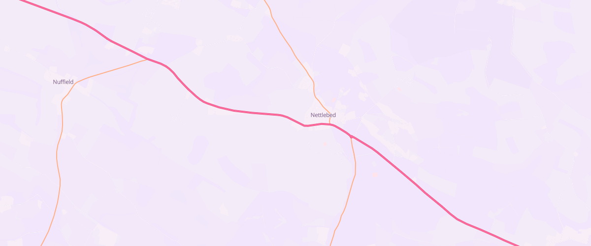 Map showing the location of Mfg Nettlebed