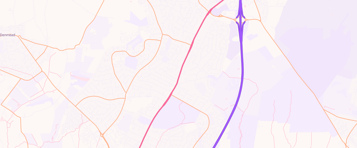 Map showing the location of Asda Westons Express Petrol