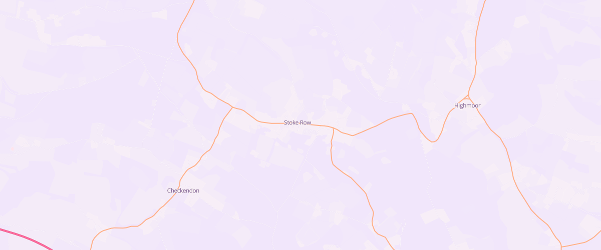 Map showing the location of Stoke Row Garage