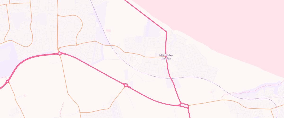 Map showing the location of Marske Services