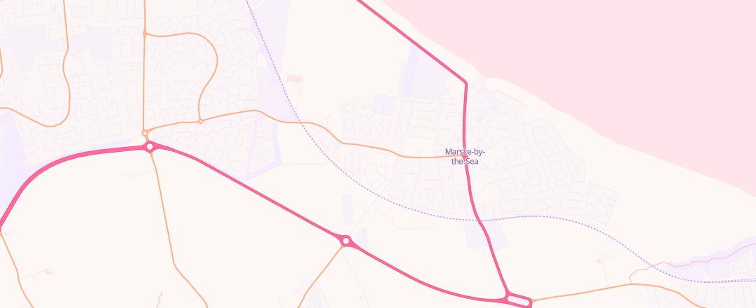Map showing Campbells, Redcar