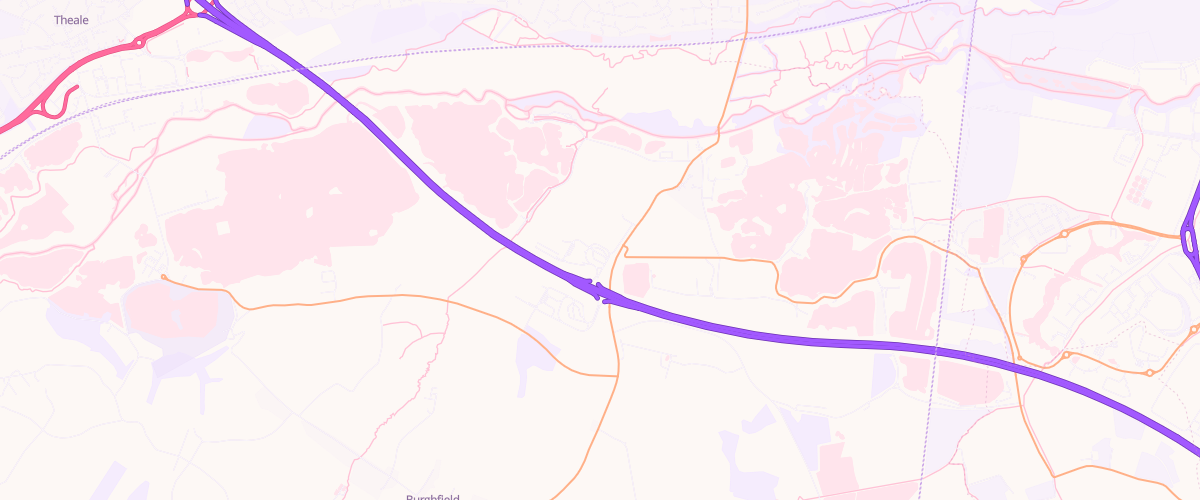Map showing the location of Reading East Connect Mwsa