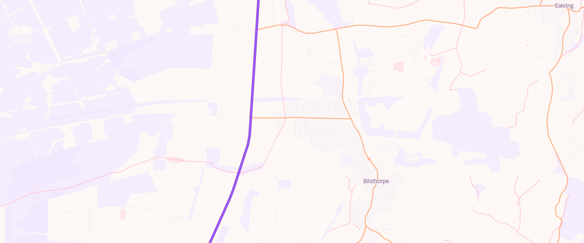 Map showing the location of Brookside Garage