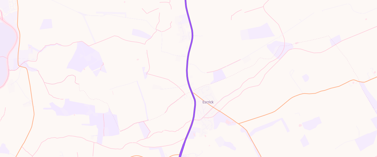 Map showing the location of York Road Garage