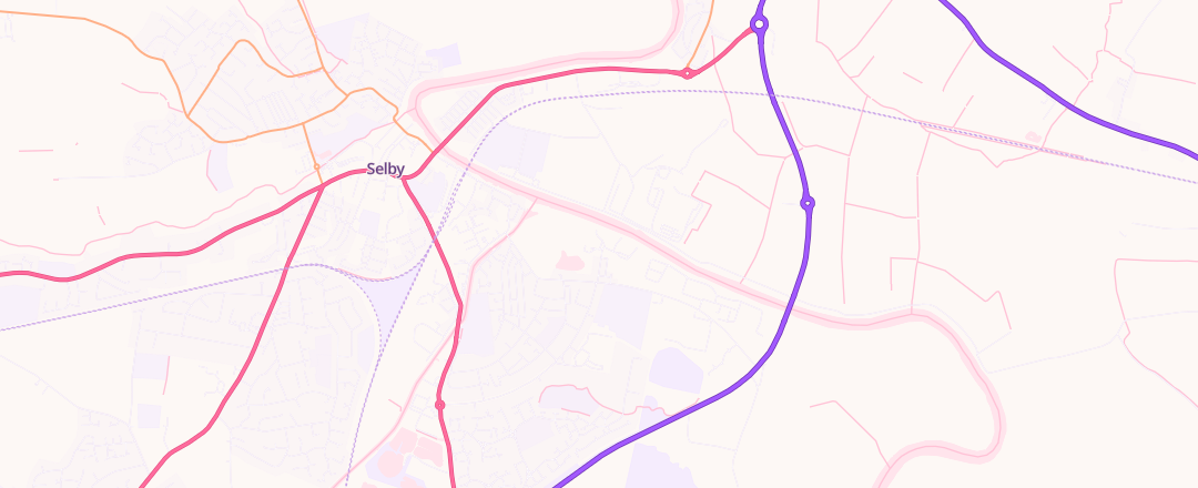 Map showing The Car Man Garage Services, Selby