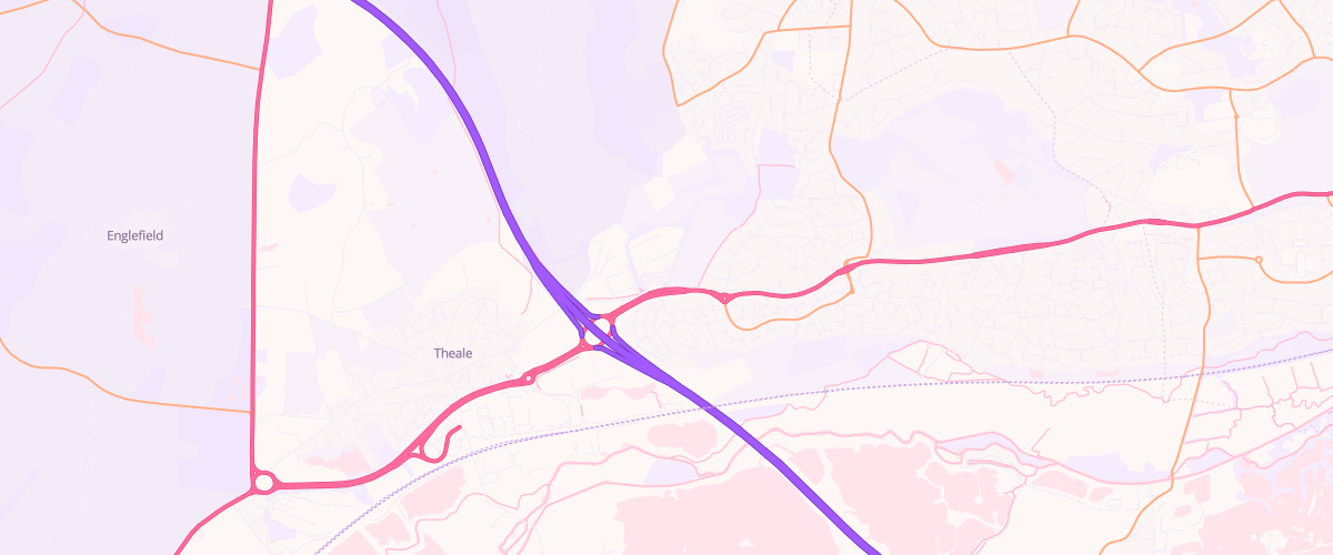 Map showing the location of Sainsburys Calcot