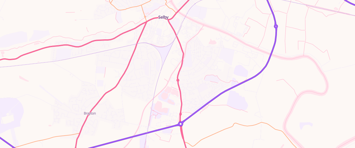 Map showing the location of Jet Abbeyside Service Station