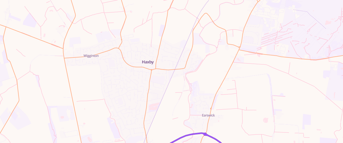 Map showing the location of Station Garage