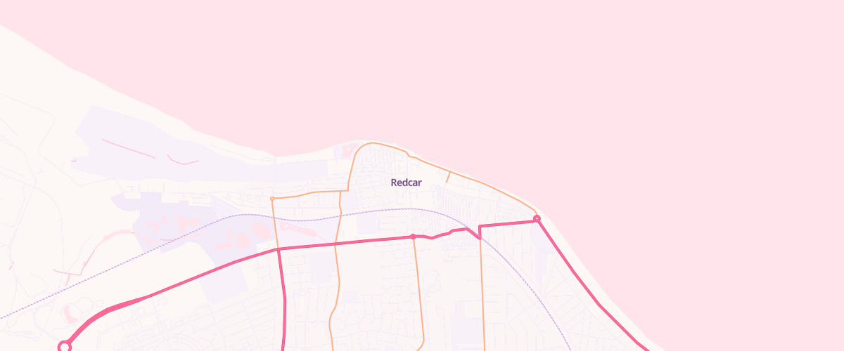 Map showing the location of Grade Filling Station
