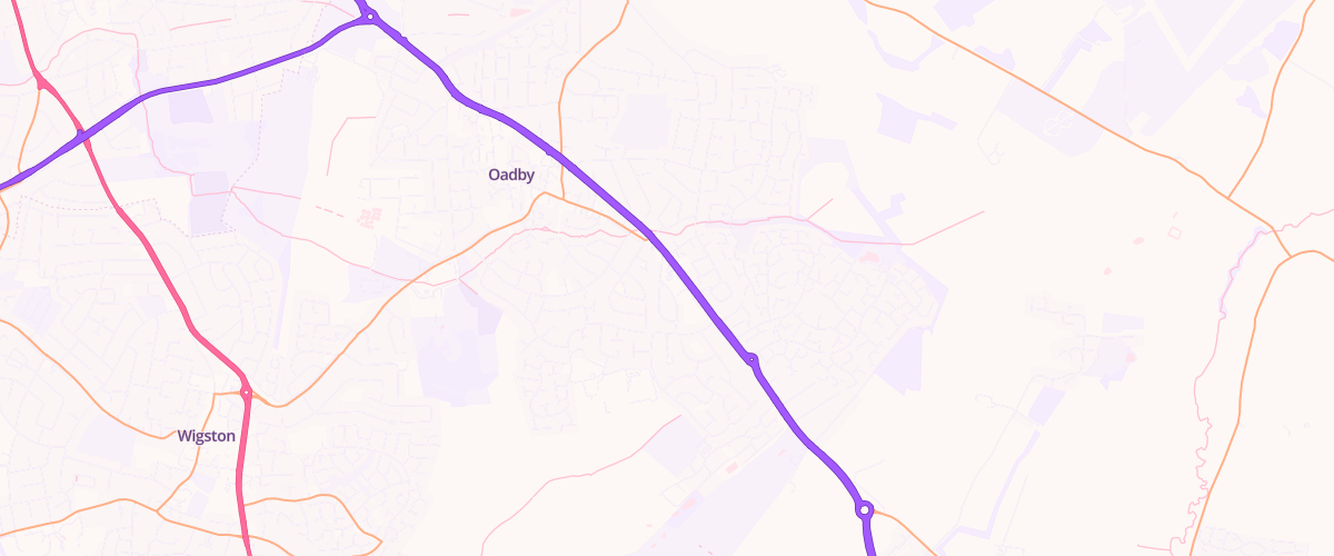 Map showing the location of Sainsburys Glen Road