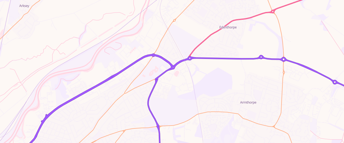 Map showing the location of Eg Ogden Road Pfs