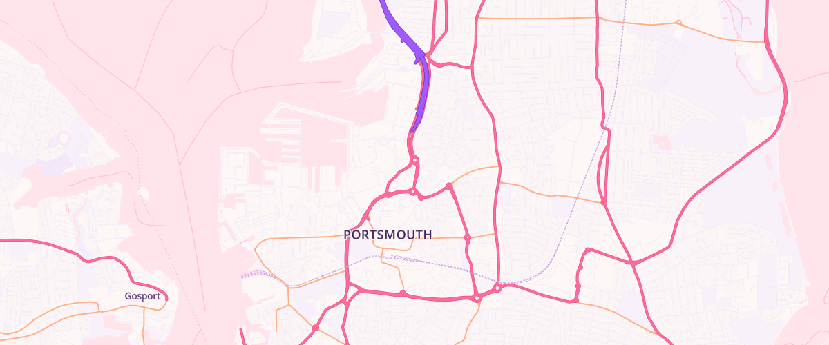 Map showing the location of All Saints Service Station