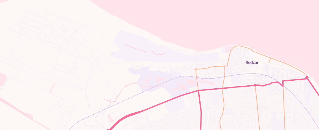 Map showing Redcar Auto & Performance Centre Ltd, Redcar