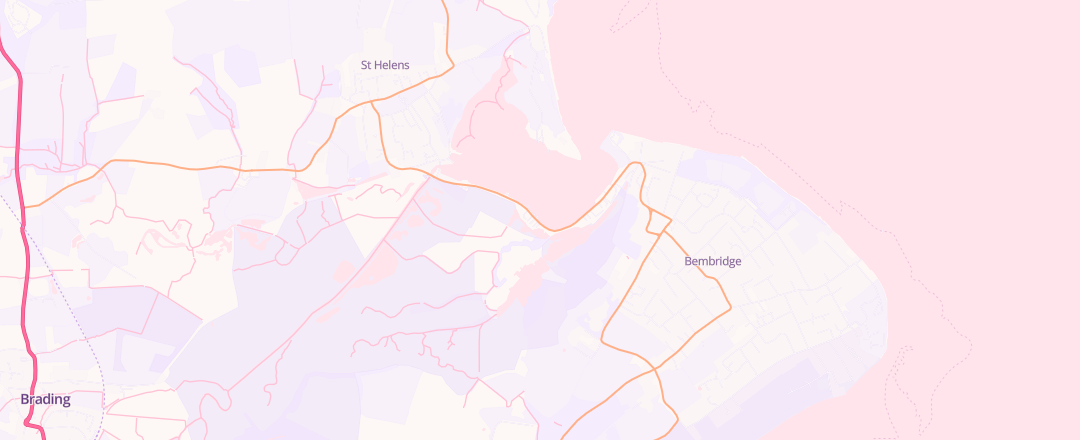 Map showing St Helens Service Station (iow) Ltd, Bembridge